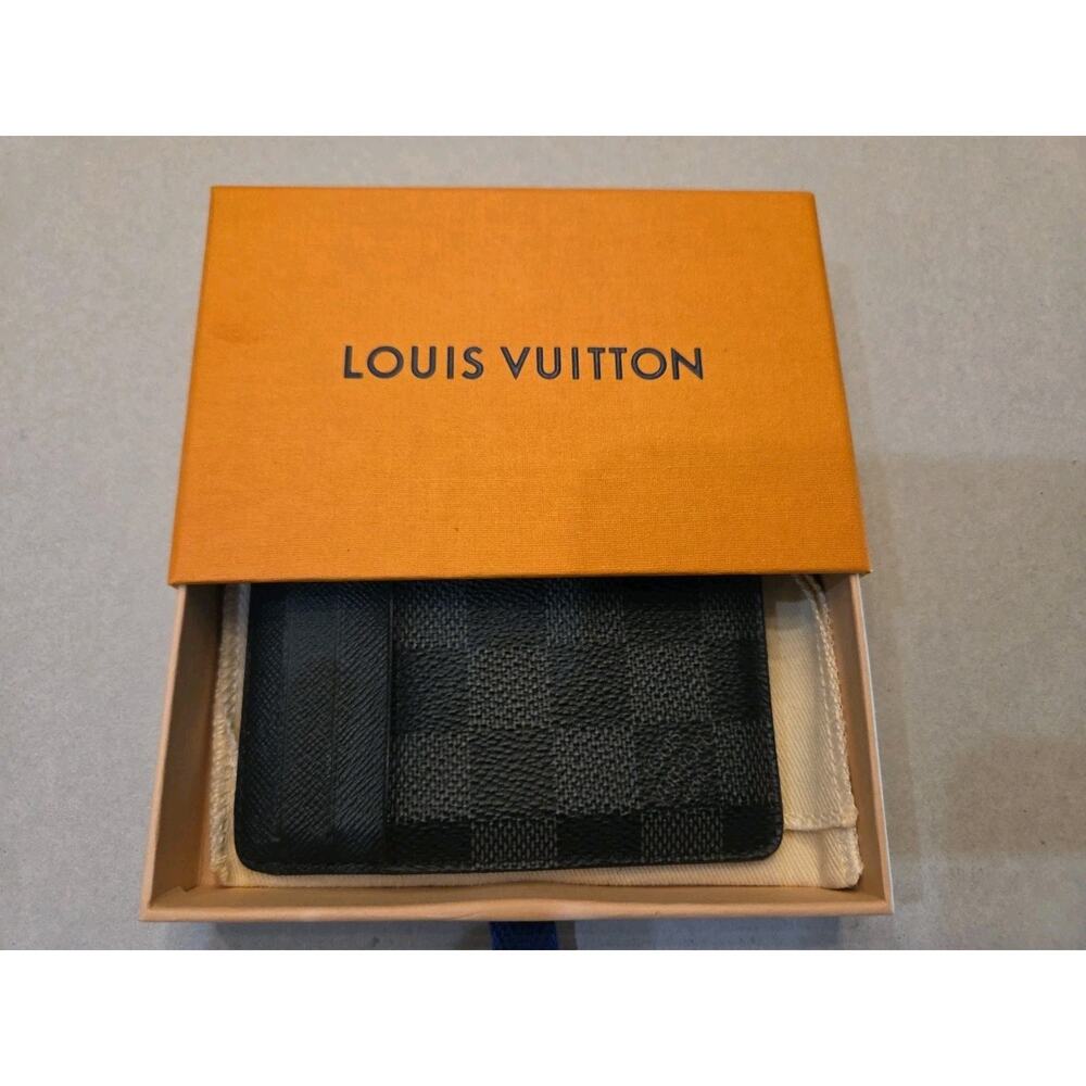Louis Vuitton Damier Graphite Neo Porte Cartes Card Holder Wallet - Picture 6 of 6